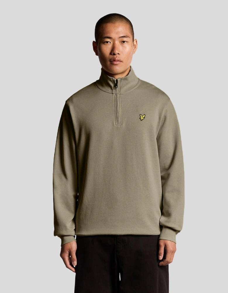 Everyday 1/4 Zip Cotton Sweatshirt