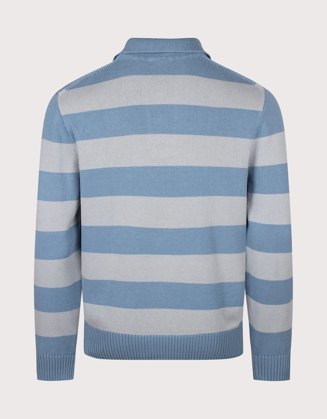 Classic Fit Long Sleeve Knitted Polo Shirt