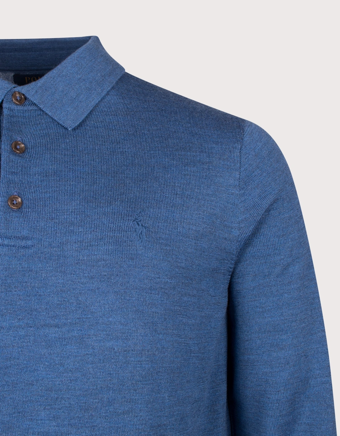 Regular Fit Knitted Long Sleeve Polo Shirt