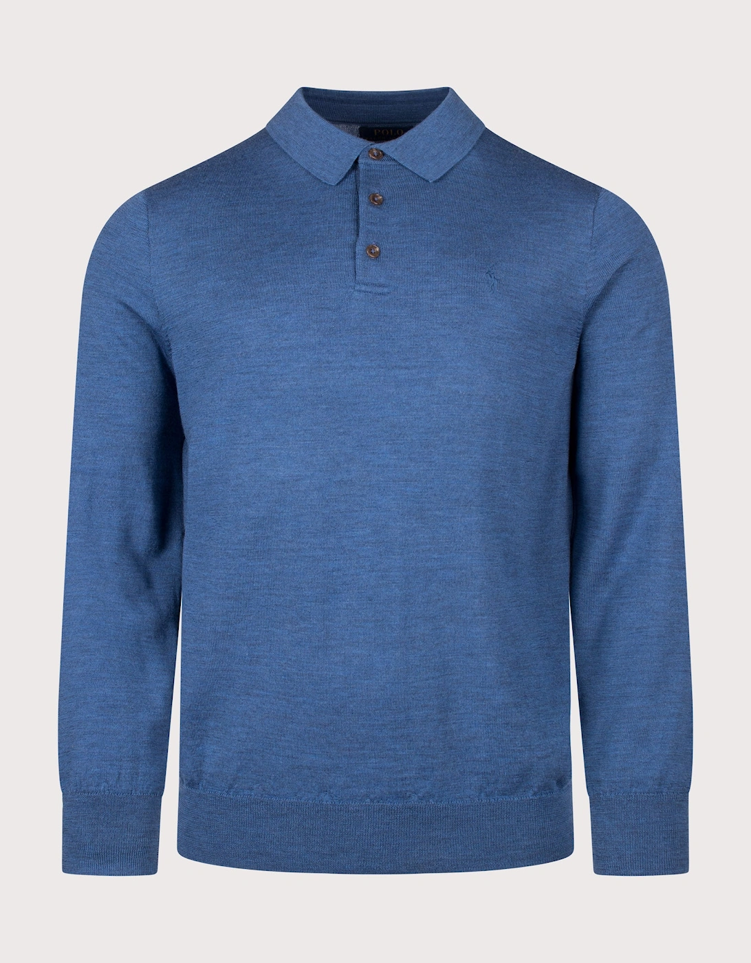 Regular Fit Knitted Long Sleeve Polo Shirt