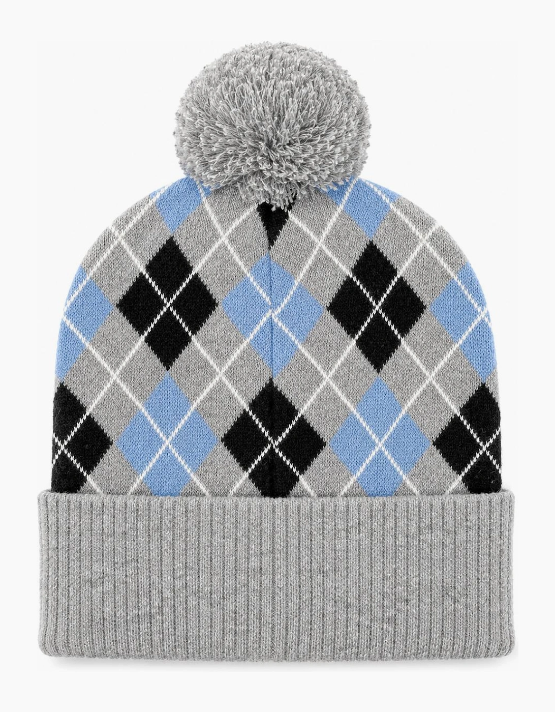 Sergio Tacchini Hamilton Argyle Pom Beanie Hat Charcoal Marl/Black County Blue