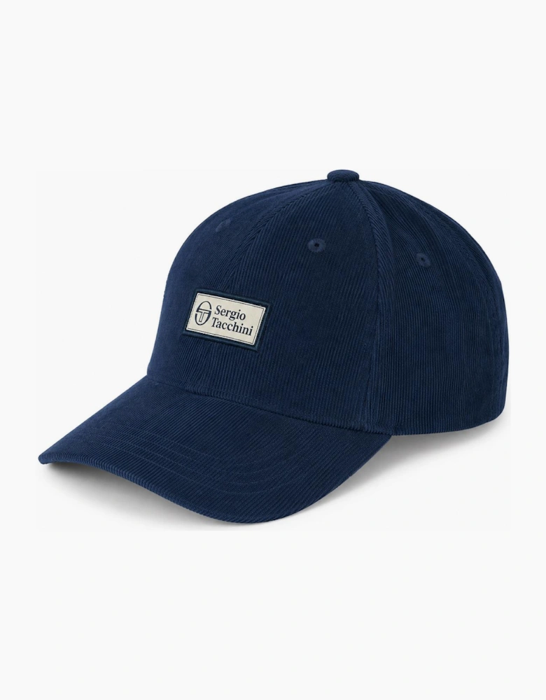 Sergio Tacchini Edwaldo Corduroy Cap Maritime Blue/Gardenia
