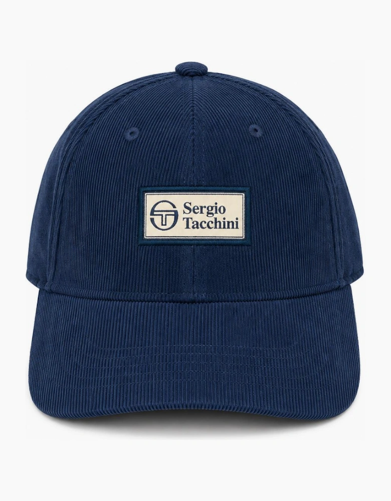 Sergio Tacchini Edwaldo Corduroy Cap Maritime Blue/Gardenia