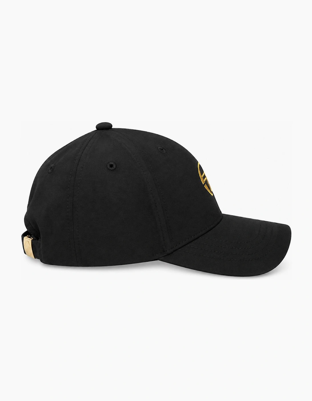 Sergio Tacchini Marz Classic 6 Panel Strapback Cap Black/Gold