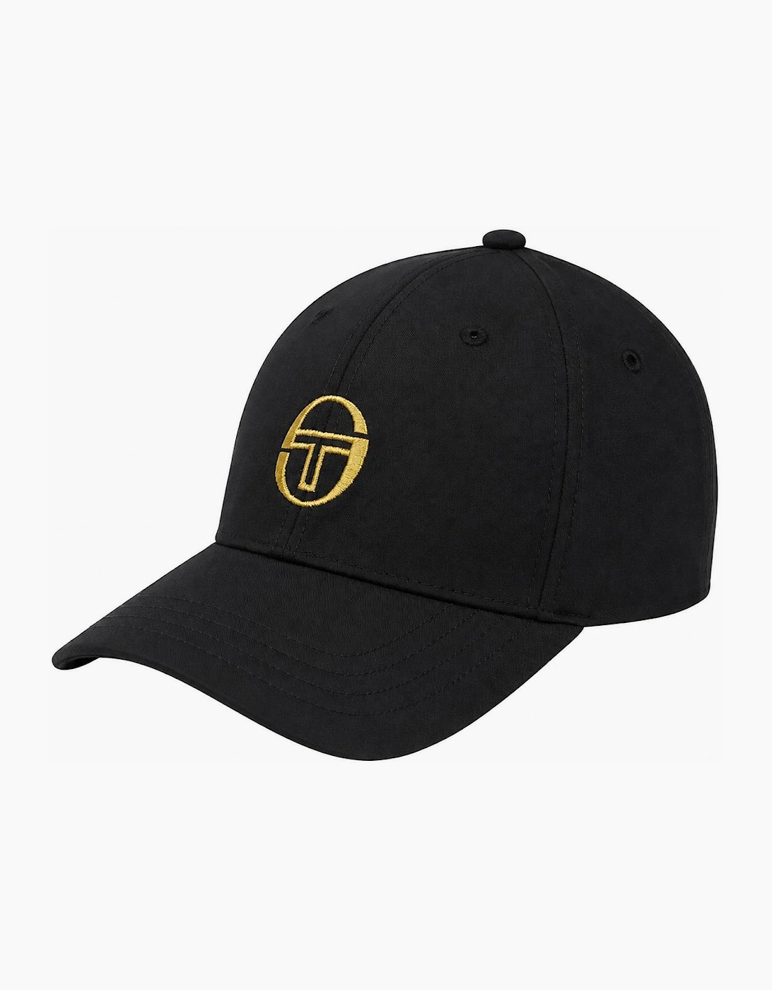 Sergio Tacchini Marz Classic 6 Panel Strapback Cap Black/Gold