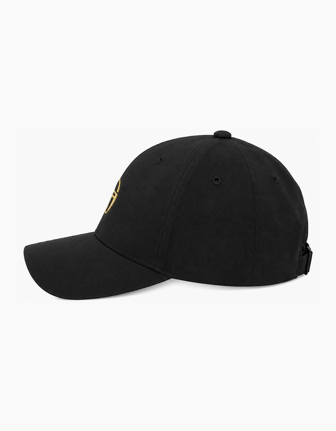 Sergio Tacchini Marz Classic 6 Panel Strapback Cap Black/Gold