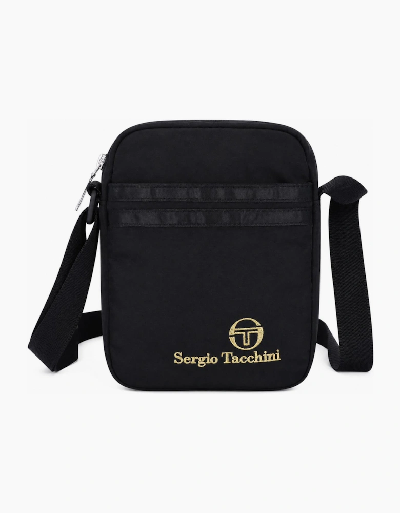 Sergio Tacchini Sarchi Cross Body Bag Black/Gold