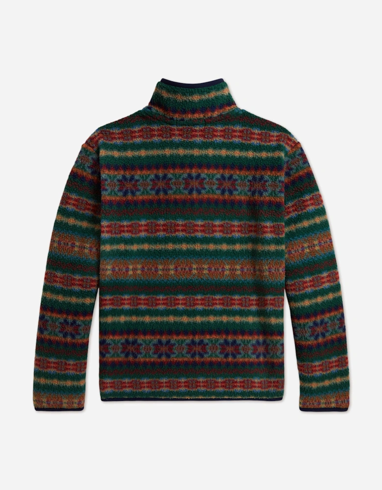 Ralph Lauren Boys Brushed Fleece Sweatshirt in Green