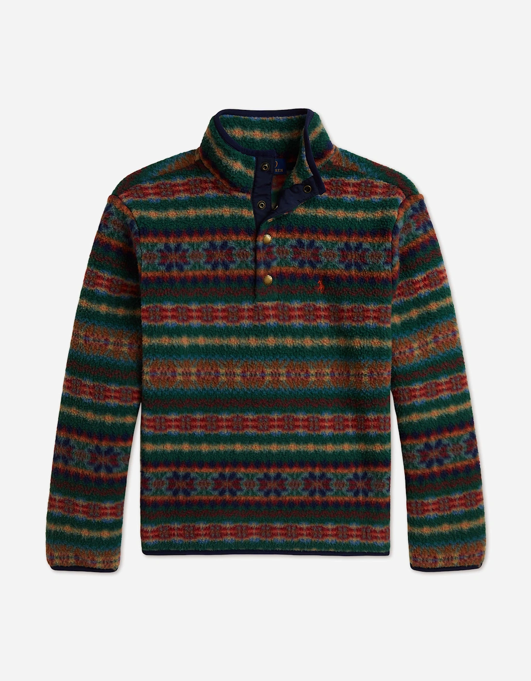 Ralph Lauren Boys Brushed Fleece Sweatshirt in Green