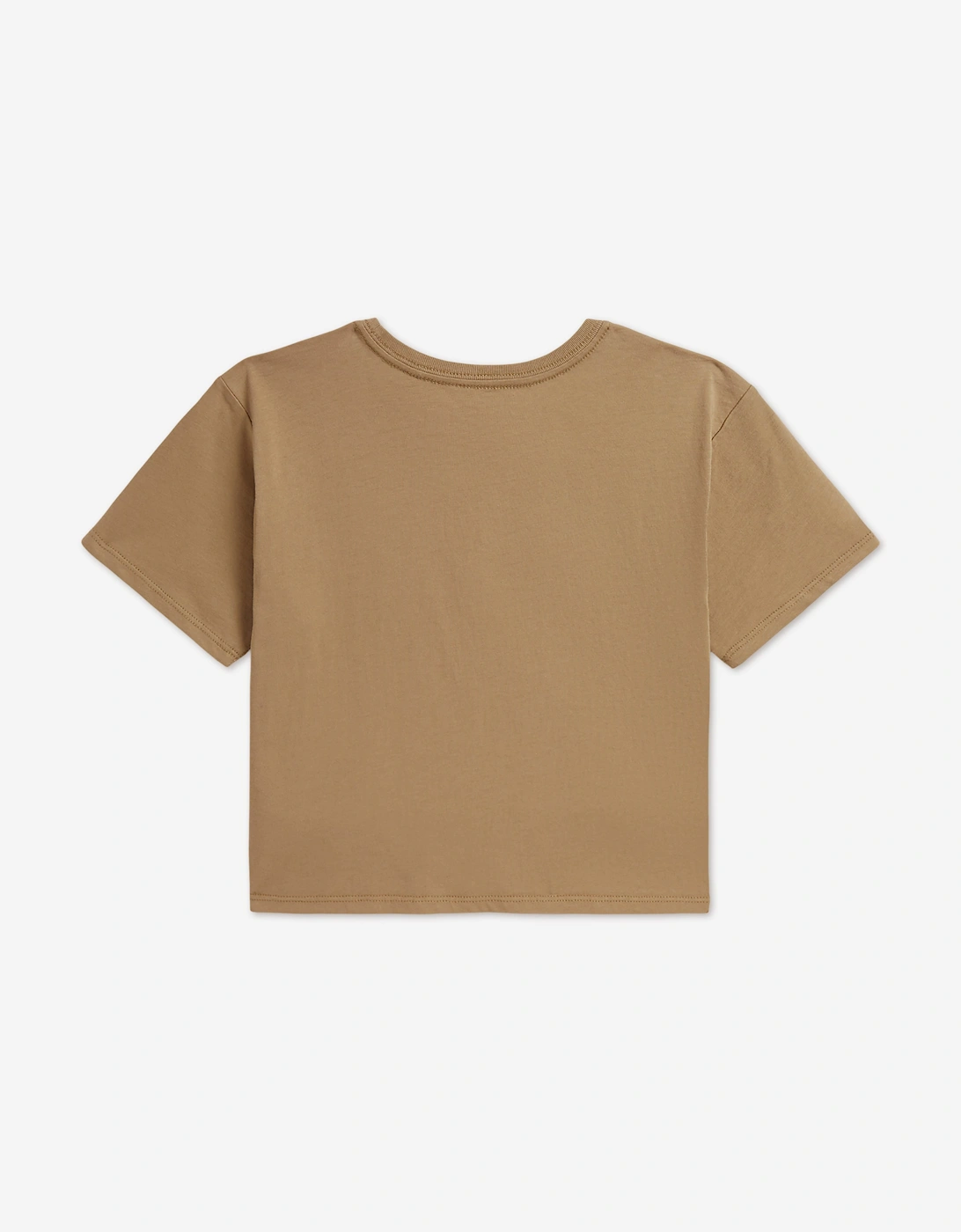 Ralph Lauren Girls Big Pony T-Shirt in Beige