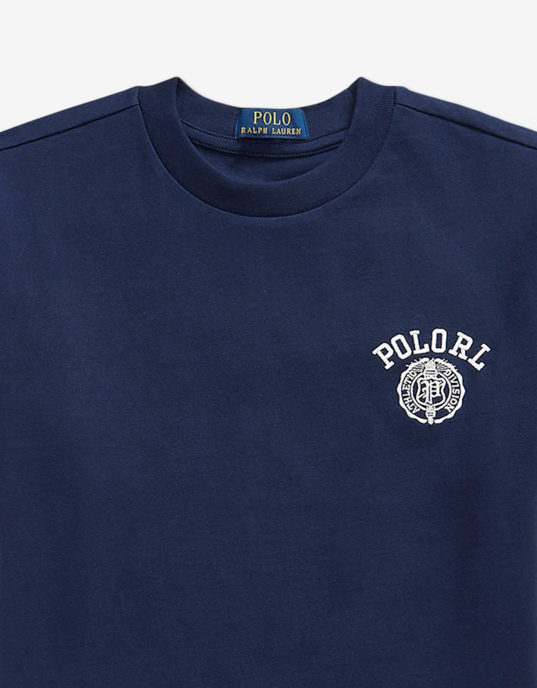 Ralph Lauren Boys Polo Logo T-Shirt in Navy