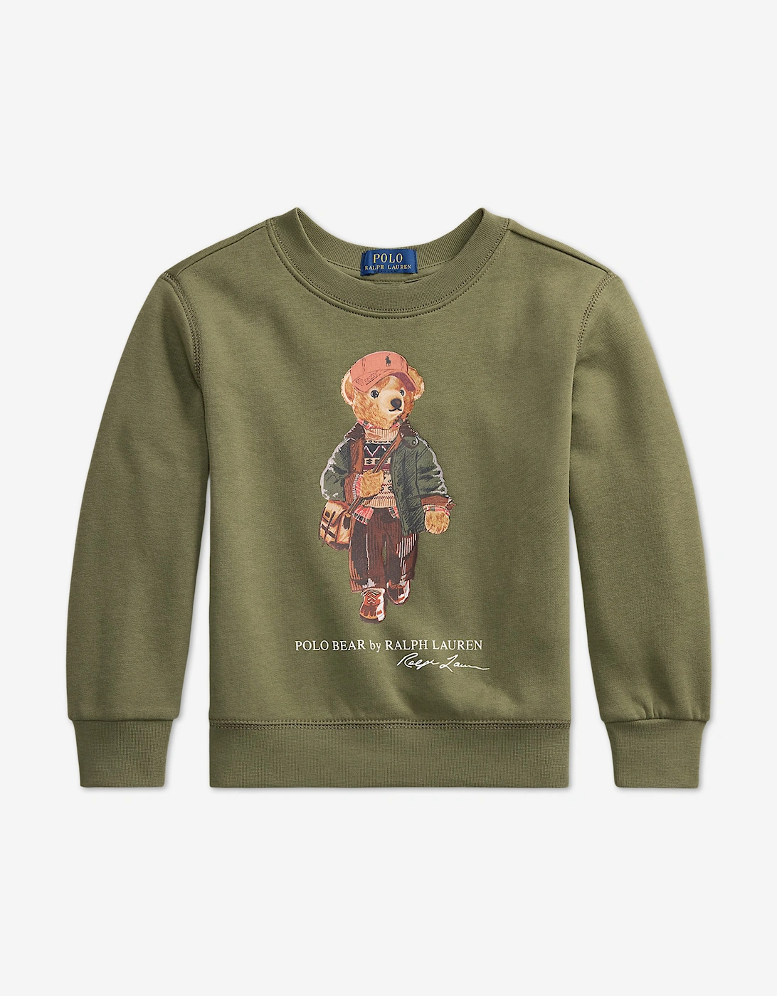 Ralph Lauren Ralph Lauren Boys Polo Bear Sweatshirt in Green