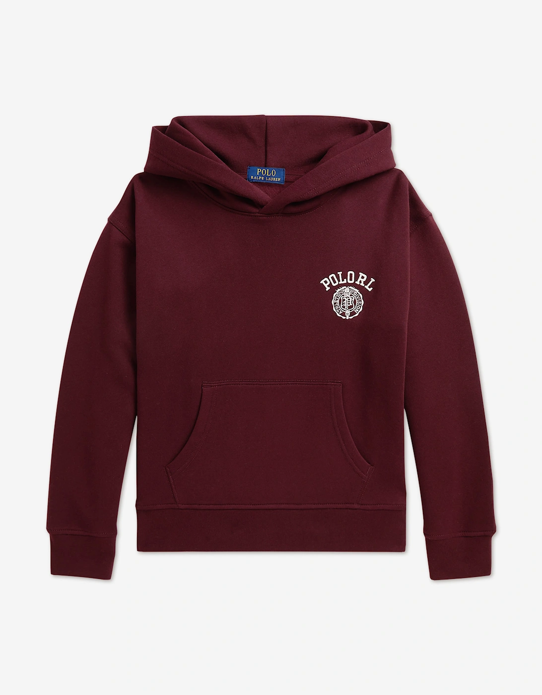 Ralph Lauren Boys Polo Logo Hoodie in Red