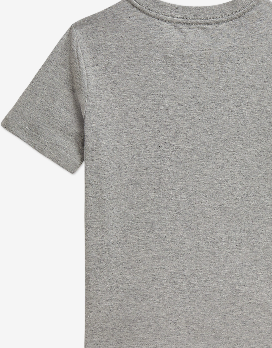 Ralph Lauren Boys Polo Bear Back To School T-Shirt in Grey