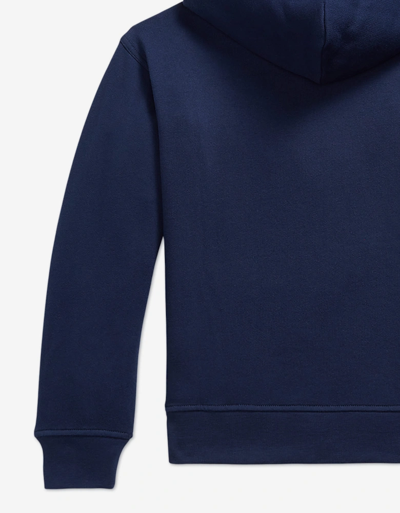 Ralph Lauren Boys Polo Logo Hoodie in Navy