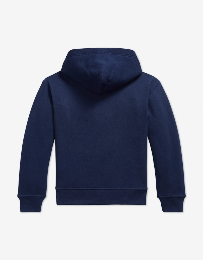 Ralph Lauren Boys Polo Logo Hoodie in Navy