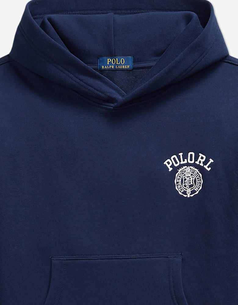 Ralph Lauren Boys Polo Logo Hoodie in Navy