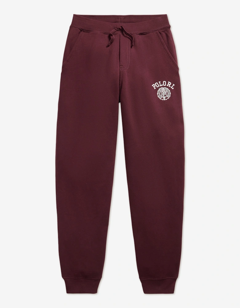 Ralph Lauren Boys Polo Logo Joggers in Red