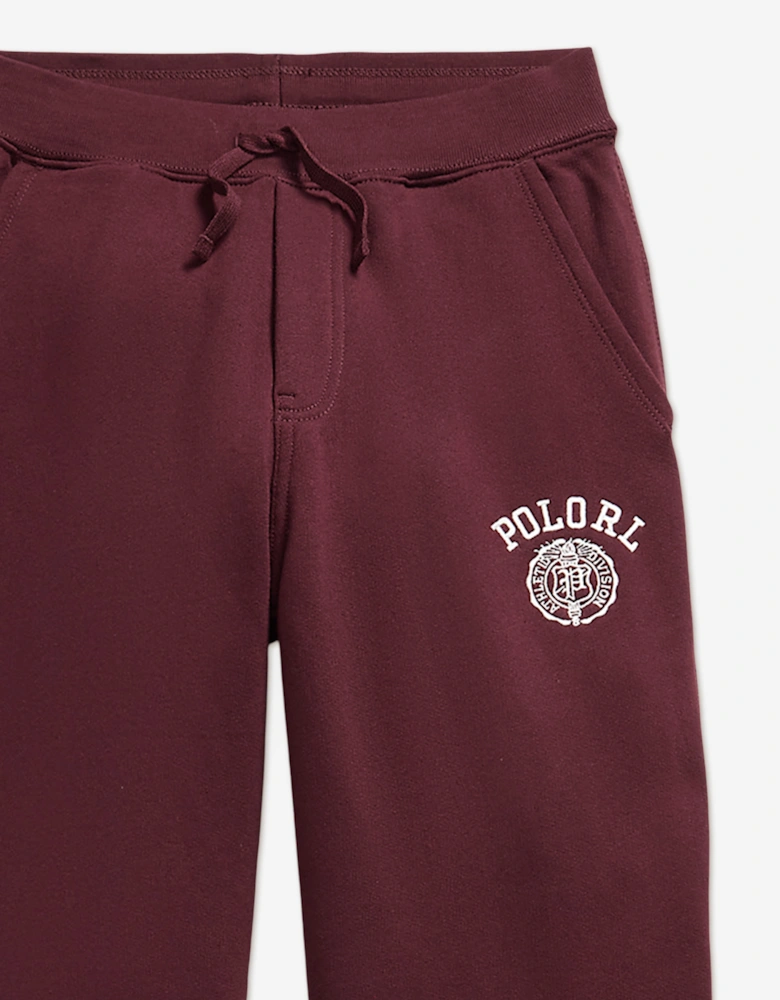 Ralph Lauren Boys Polo Logo Joggers in Red
