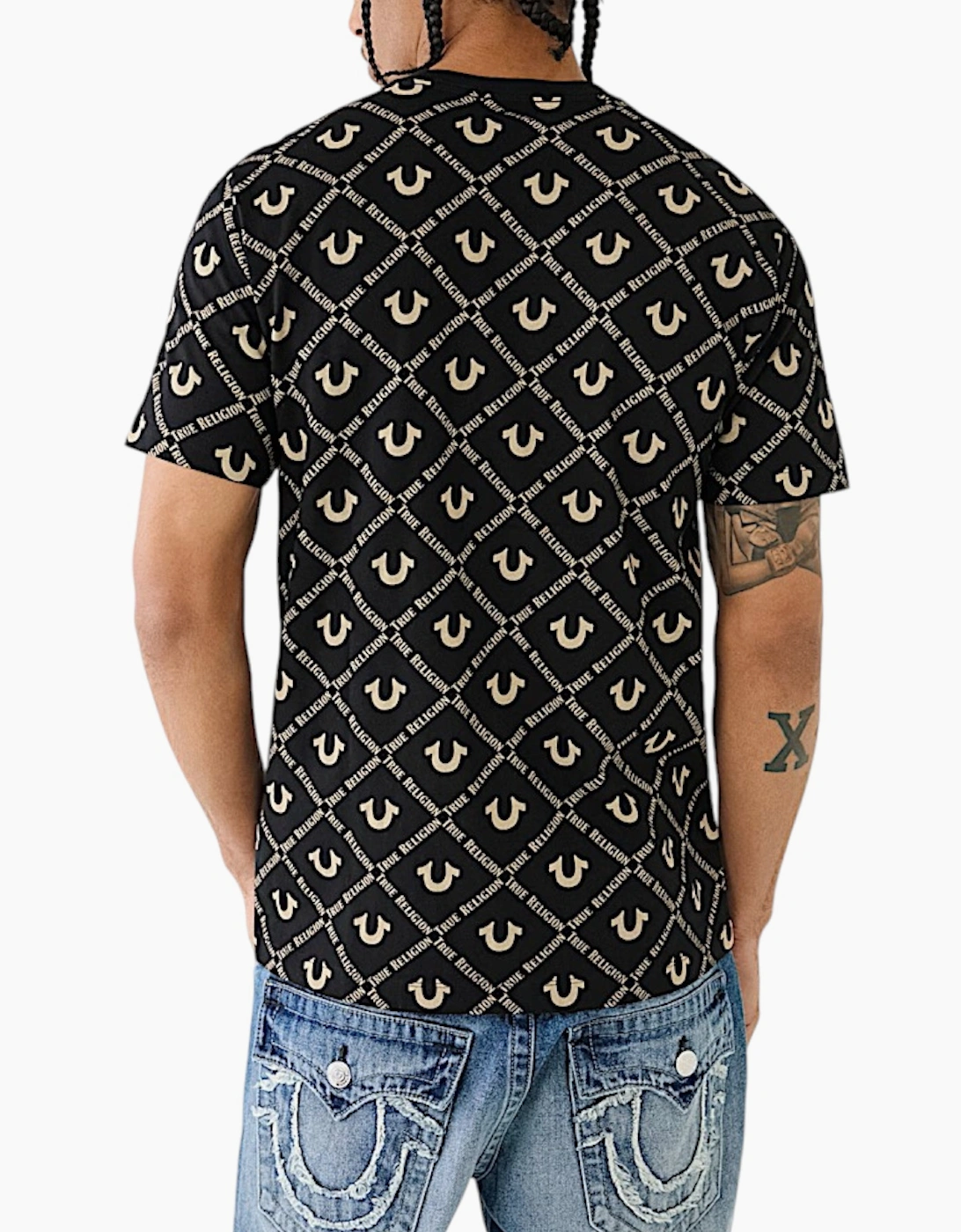 True Religion 108050 Mens T Shirts Short Sleeve Summer Tee