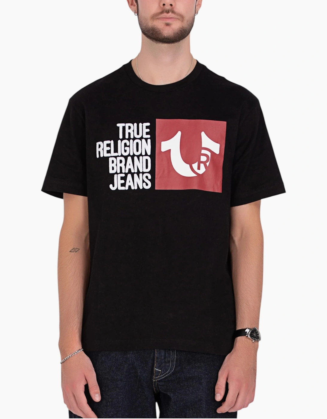 True Religion Mens T Shirts Summer Cotton Tee