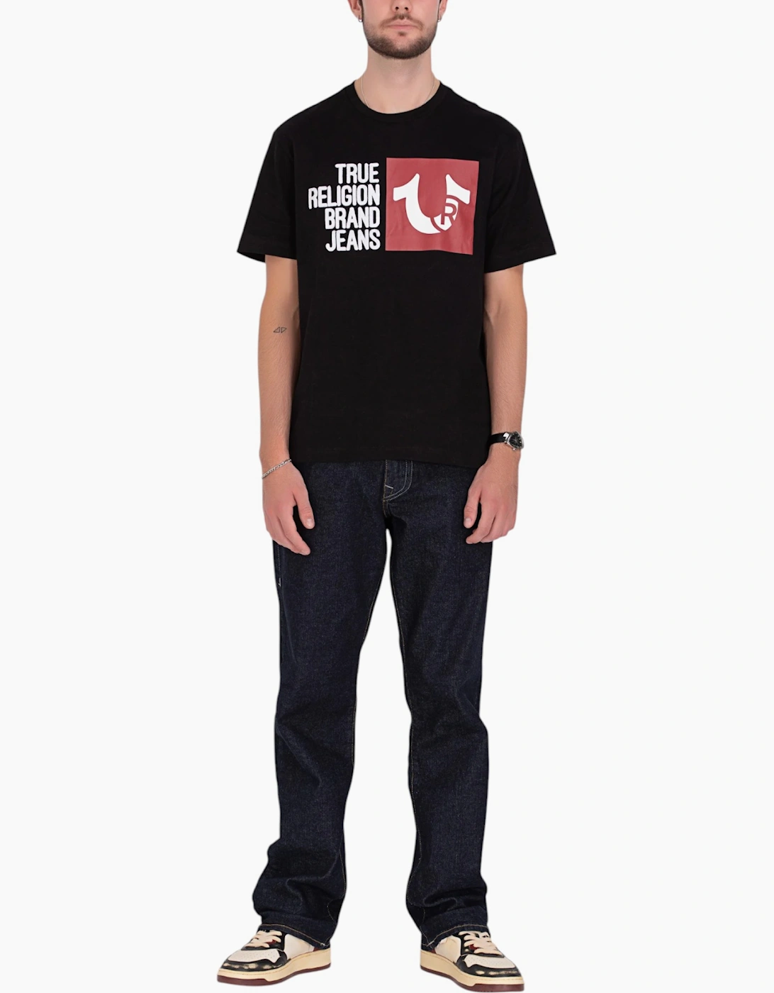 True Religion Mens T Shirts Summer Cotton Tee