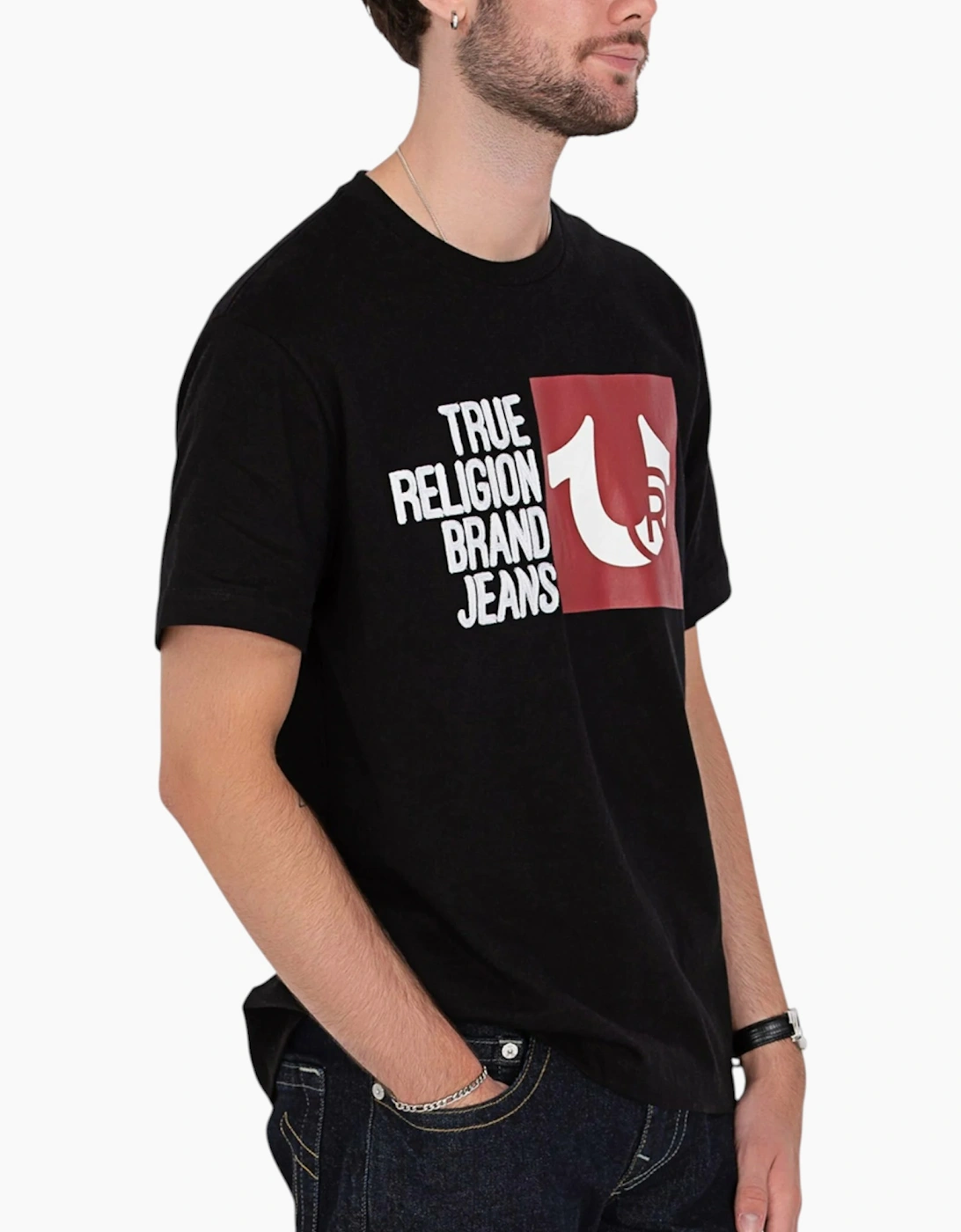 True Religion Mens T Shirts Summer Cotton Tee