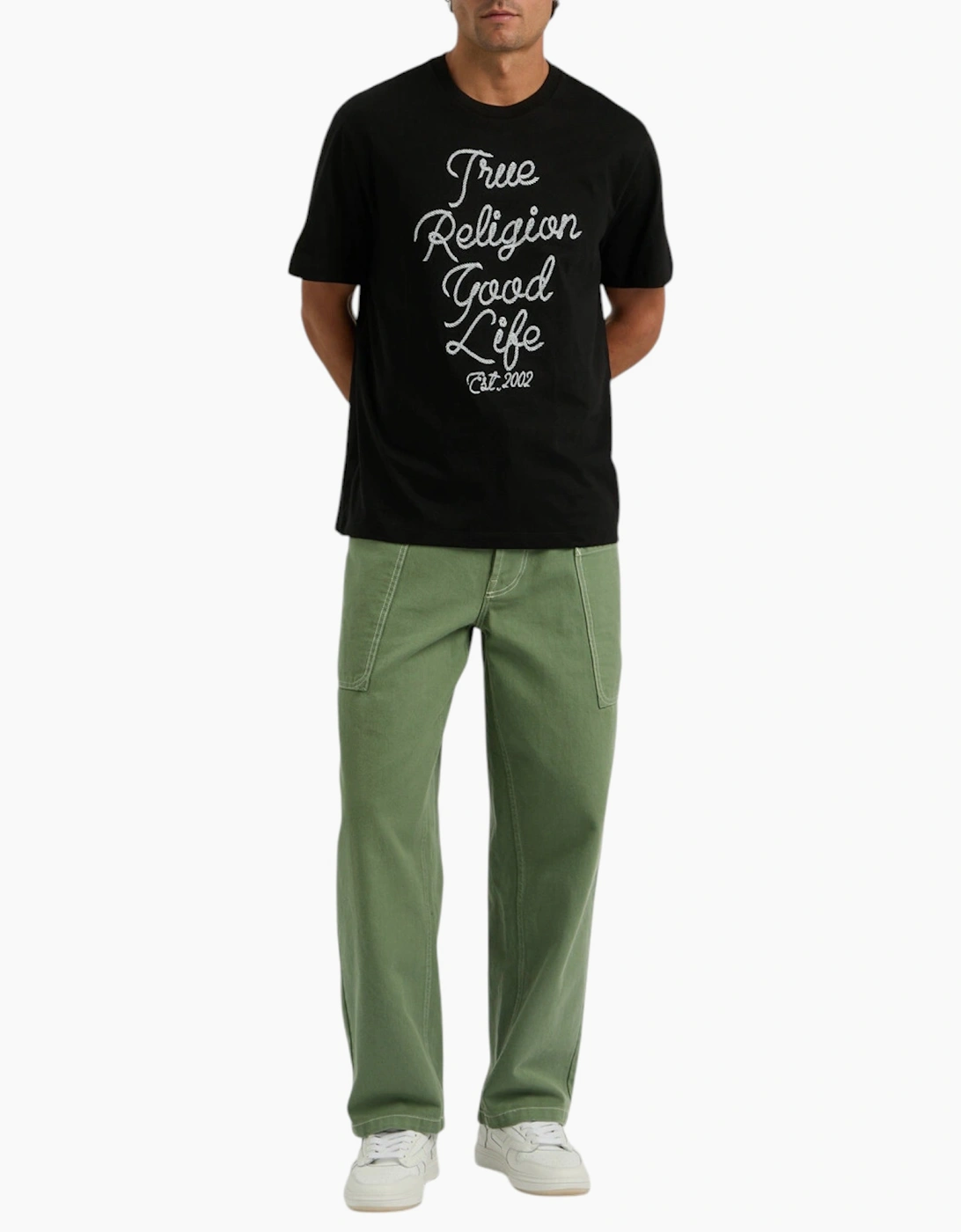 True Religion Mens T Shirts Cotton Soft Tee