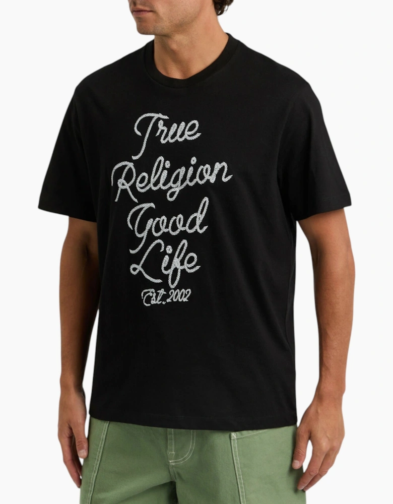 True Religion Mens T Shirts Cotton Soft Tee