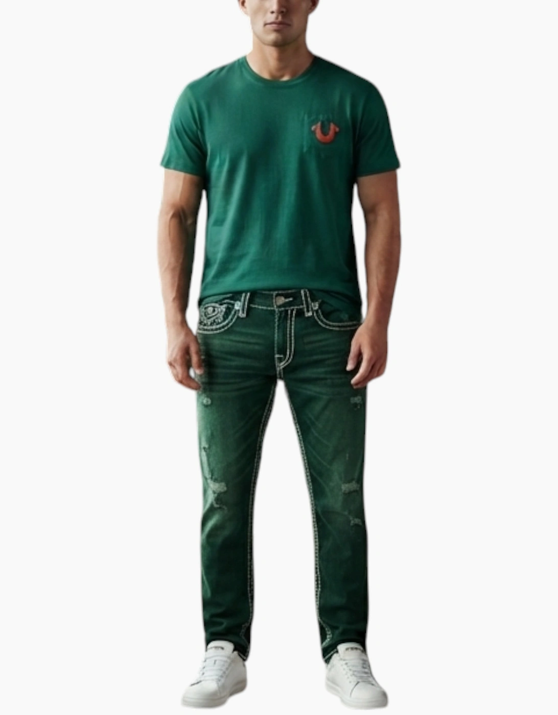 True Religion 700163 Mens T Shirts Summer Cotton Tee