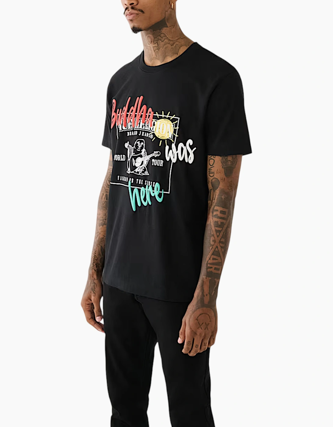 True Religion 108017 Mens T Shirts Crew Neck Tee