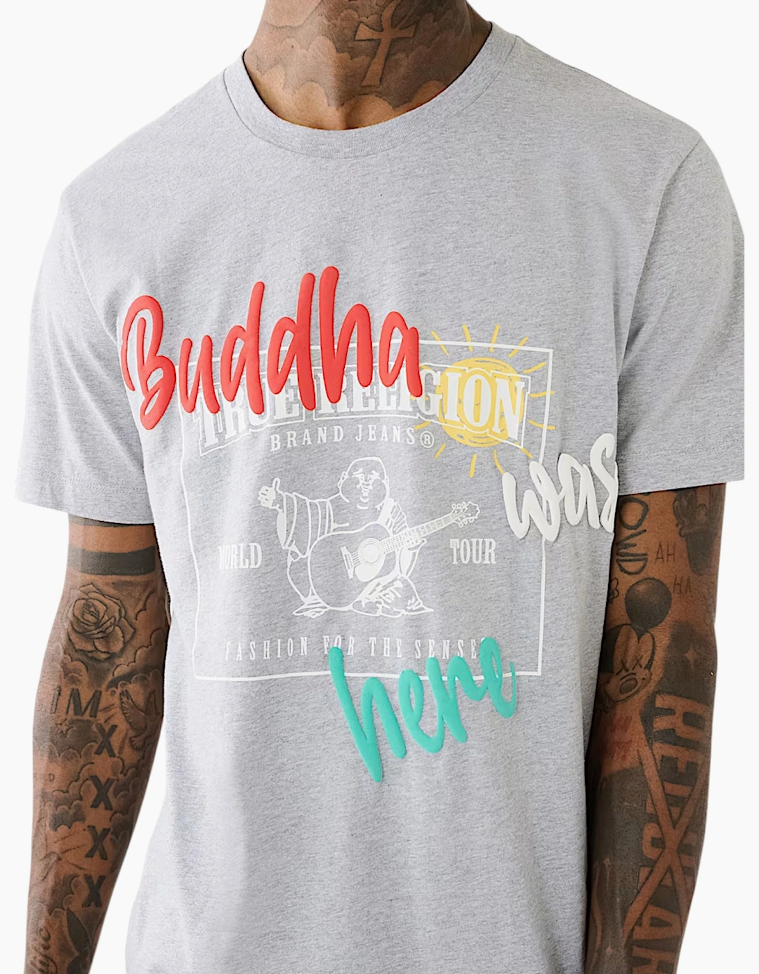 True Religion 108017 Mens T Shirts Crew Neck Tee