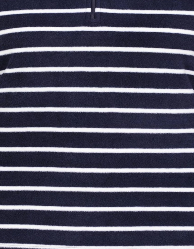 Mountain Warehouse Womens/Ladies Camber Striped Half Zip Fleece Top