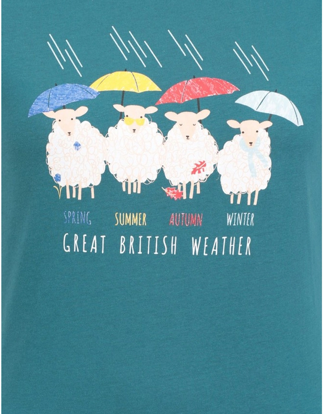 Mountain Warehouse Womens/Ladies Great British Weather T-Shirt