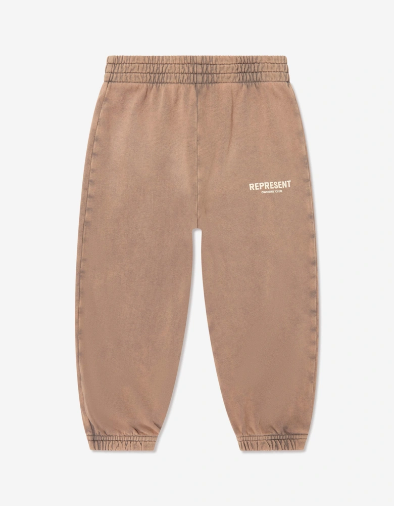 REPRESENT Kids Mini Owners Club Sweatpants in Brown