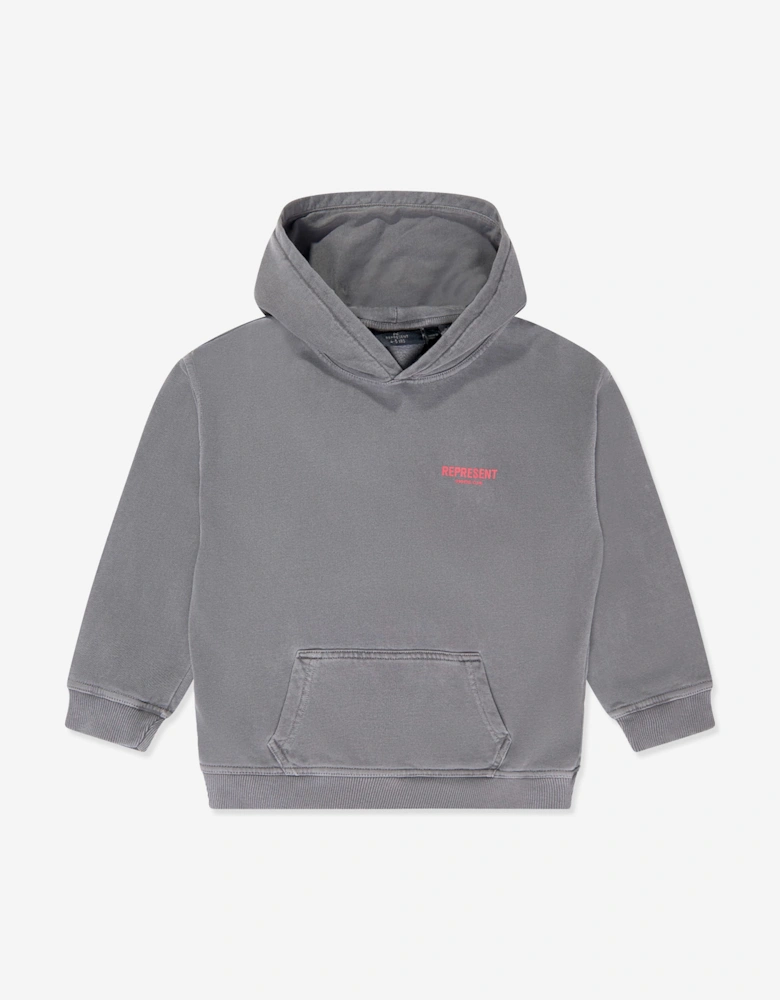REPRESENT Kids Mini Owners Club Hoodie in Grey