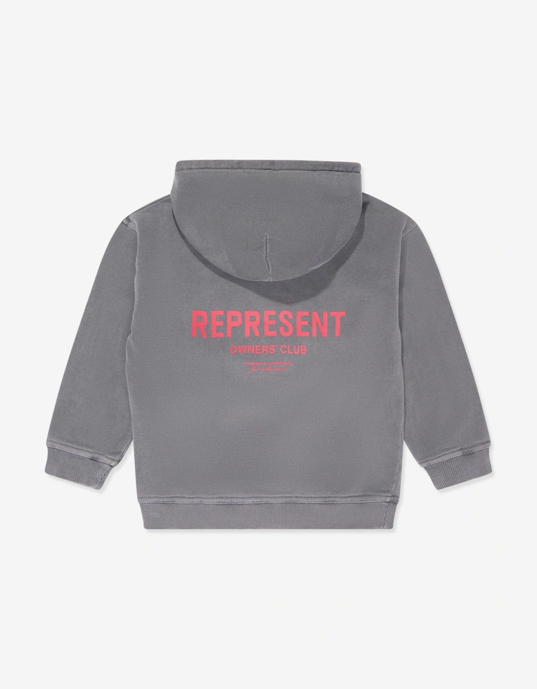 REPRESENT Kids Mini Owners Club Hoodie in Grey