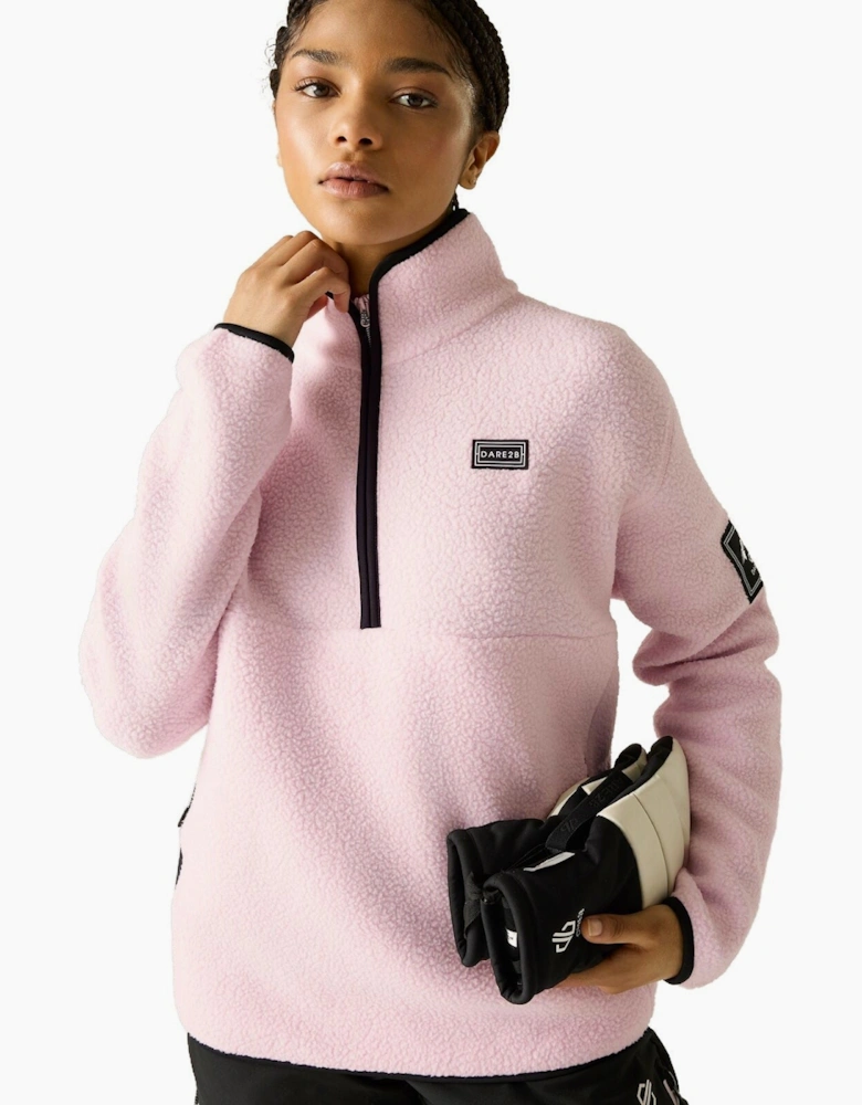 Dare 2b Womens Slid Out Half Zip Borg Fleece