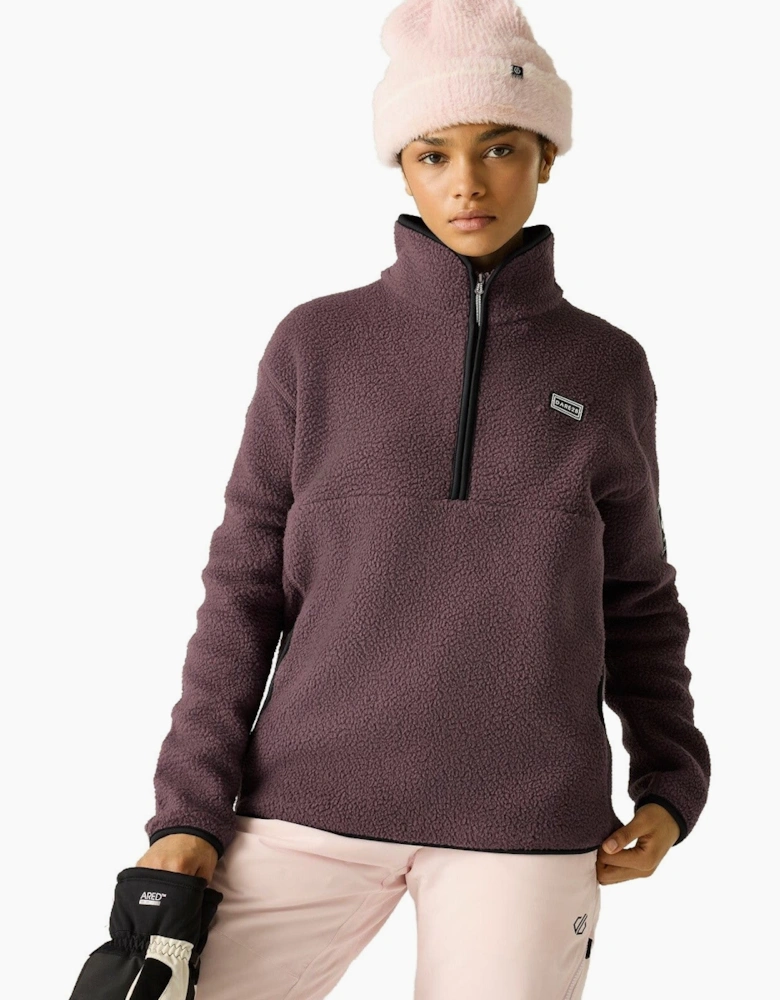 Dare 2b Womens Slid Out Half Zip Borg Fleece
