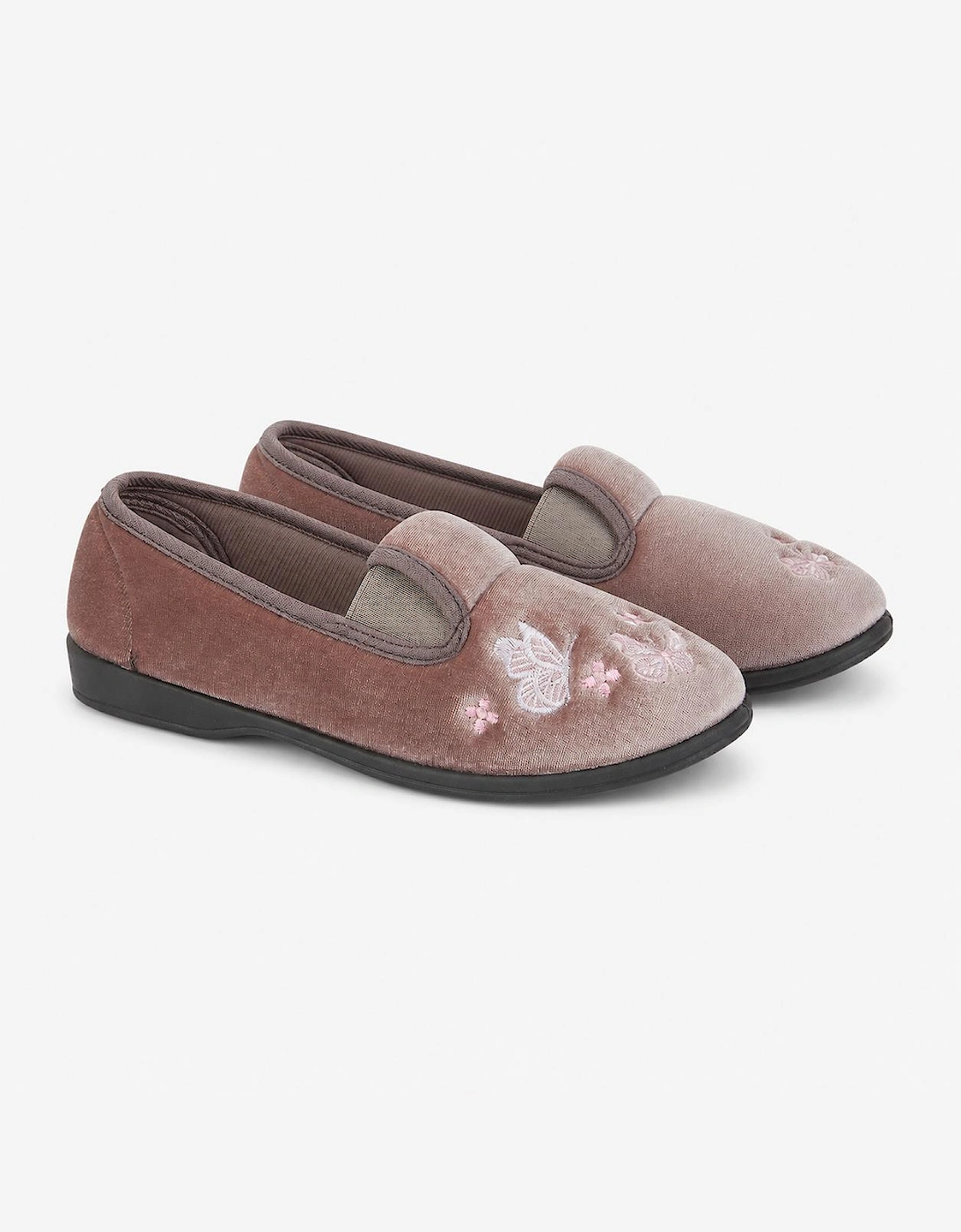 Jo & Joe CHERISH Womens Full Slippers Heather