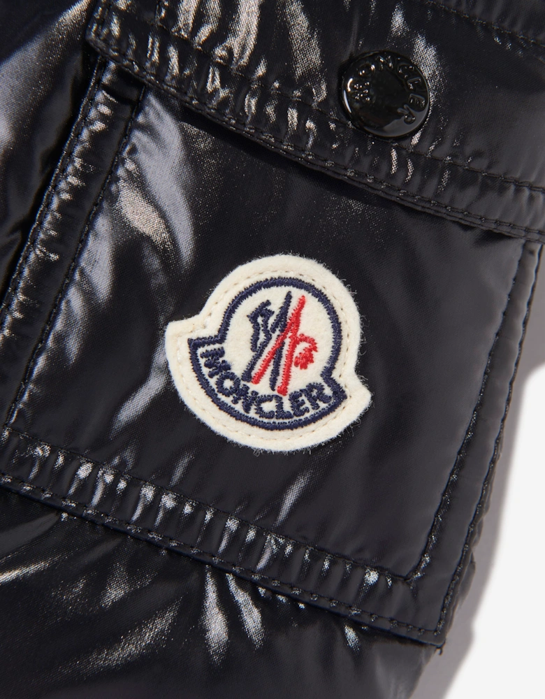 Moncler Enfant Girls Down Padded Bady Jacket in Black