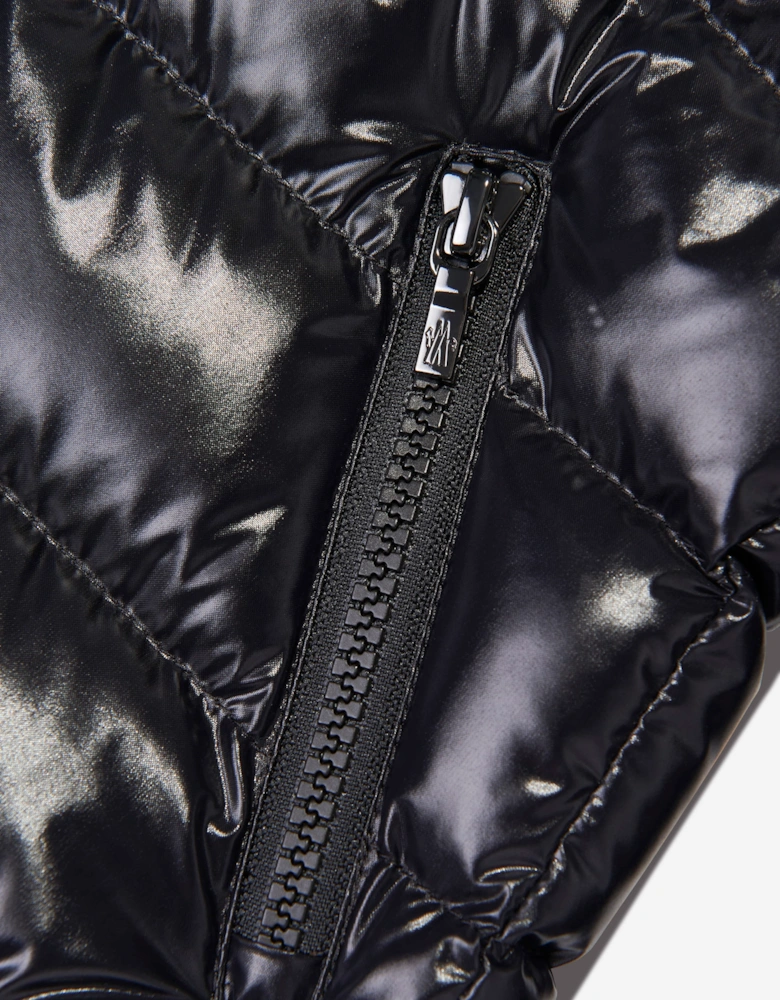 Moncler Enfant Girls Down Padded Bady Jacket in Black