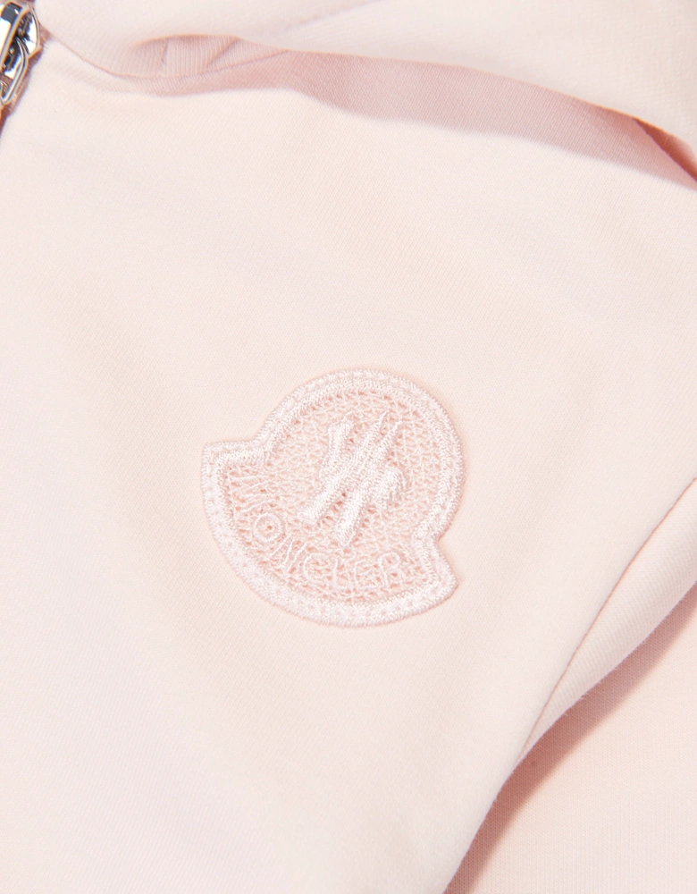 Moncler Enfant Baby Girls Logo Tracksuit in Pink