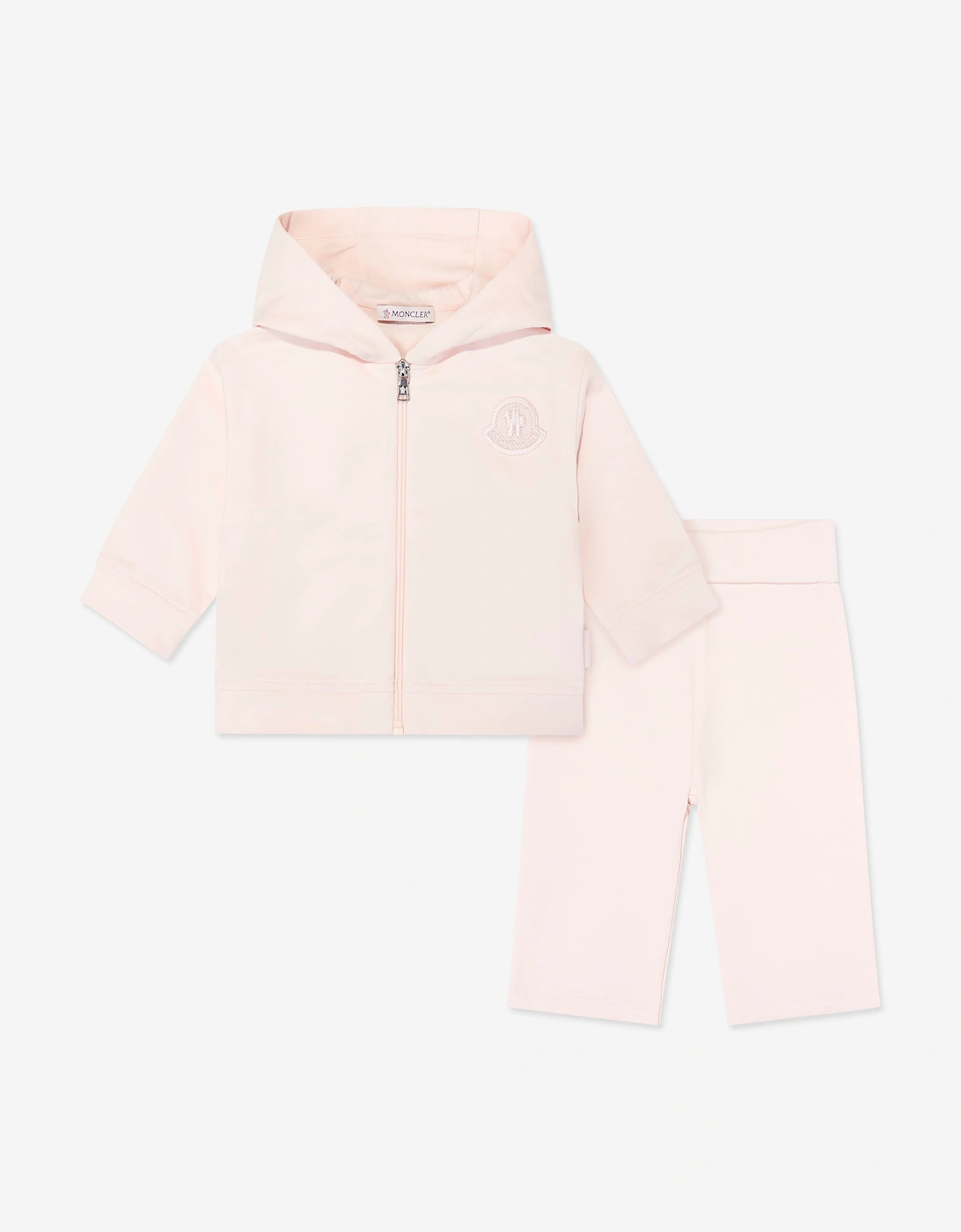 Moncler Enfant Baby Girls Logo Tracksuit in Pink