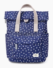 Navy Polkadot Recyc
