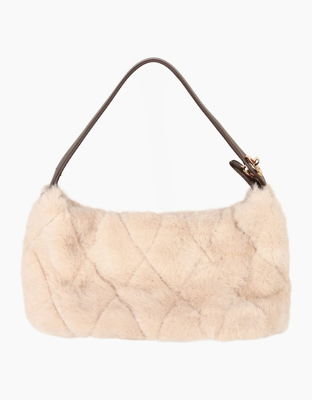 Moulins Womens Faux Fur Shoulder Bag