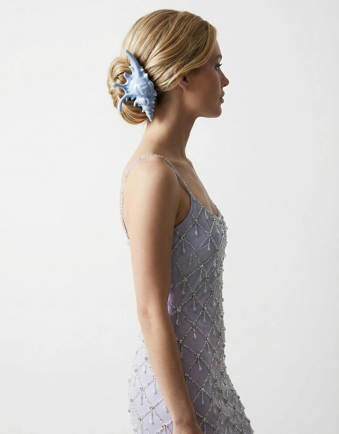 Nerina Coral Hair Clip