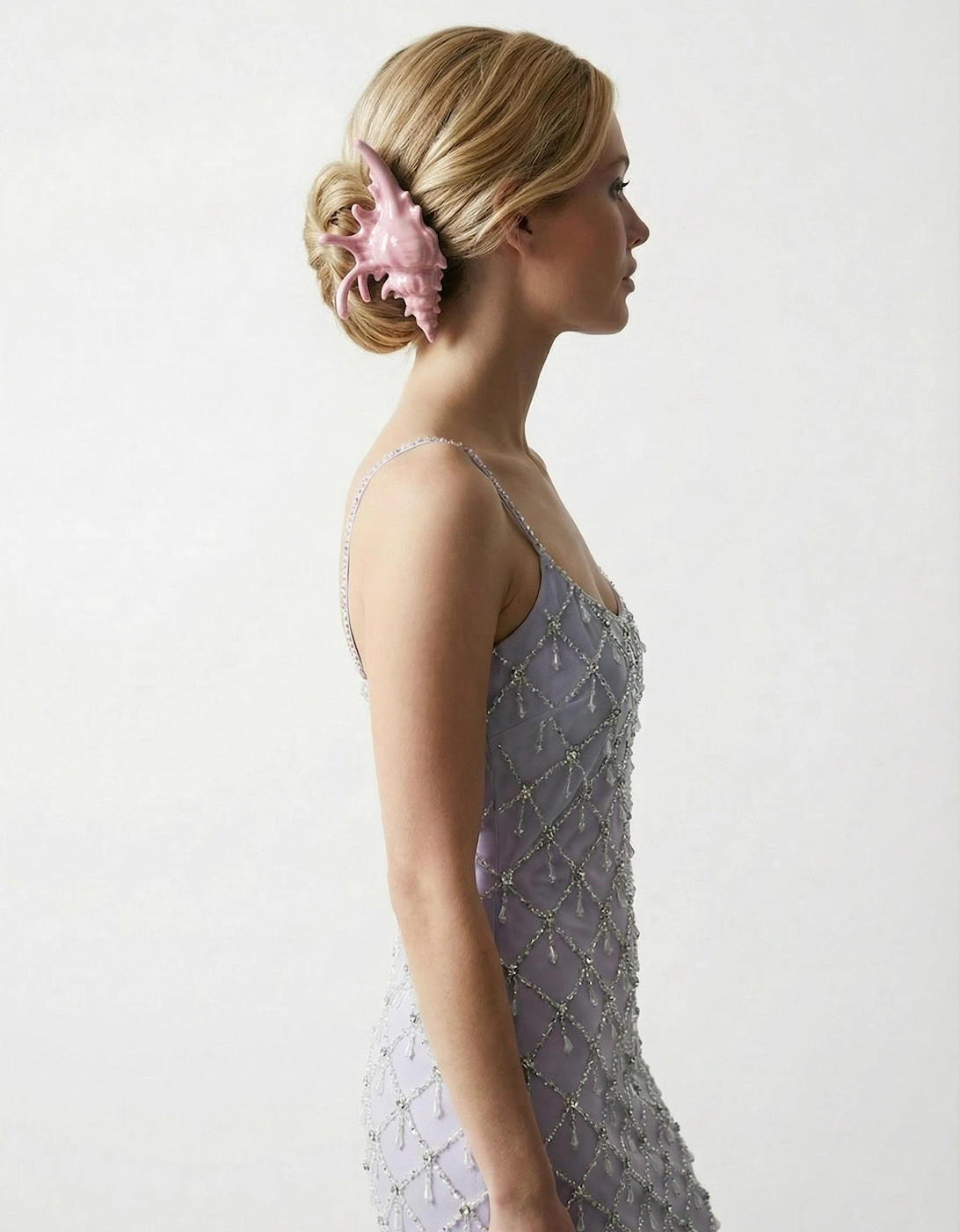 Nerina Coral Hair Clip