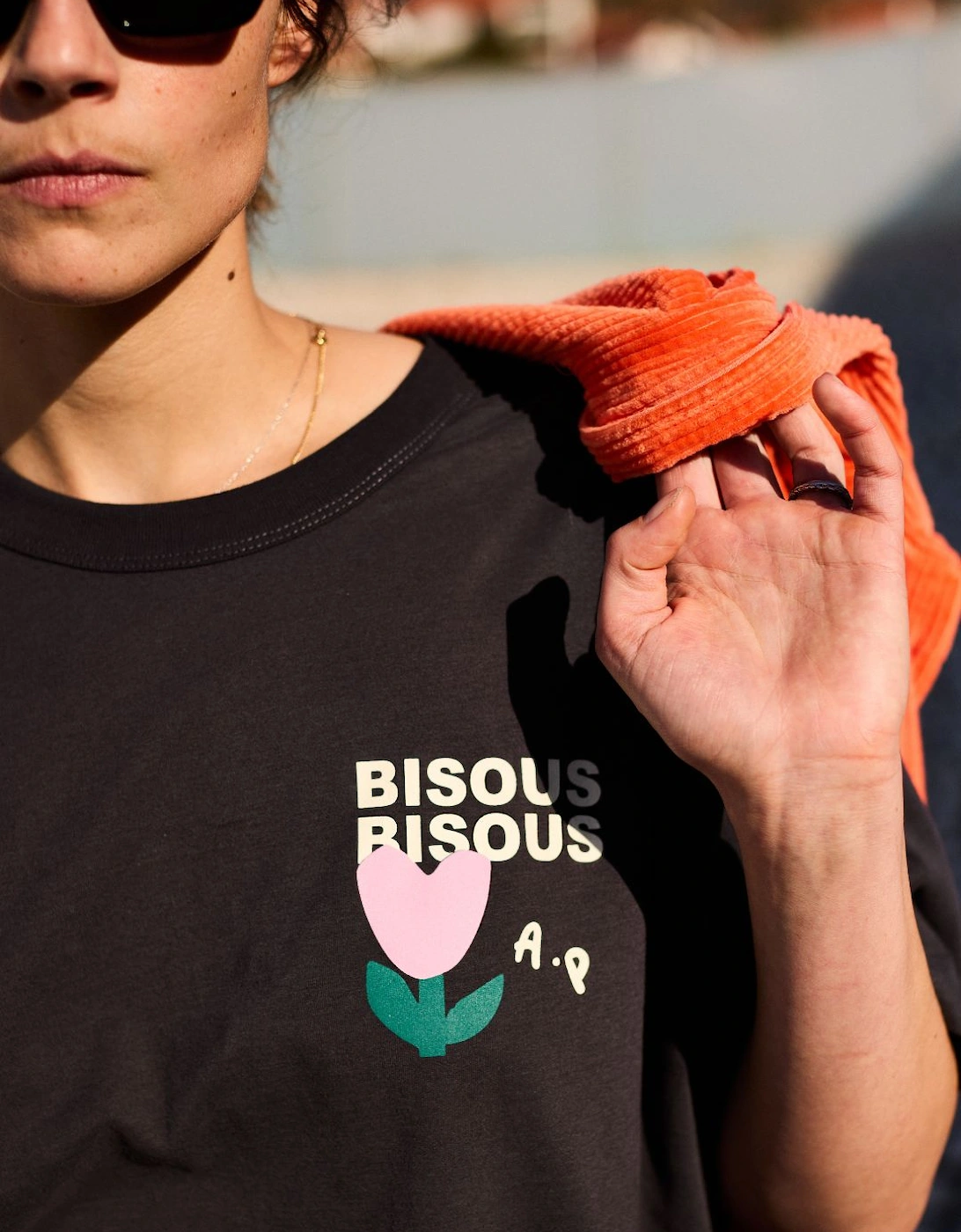 Women's T-shirt Bisous Bisous
