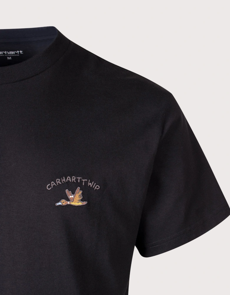 Loose Fit Animated Ducks T-Shirt